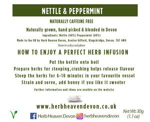 Nettle and Peppermint Tea