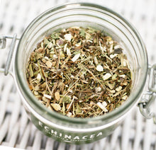 Load image into Gallery viewer, Echinacea, Elderberry &amp; Peppermint Herbal Tea-Jar Herbal Tea Herb Heaven Devon 
