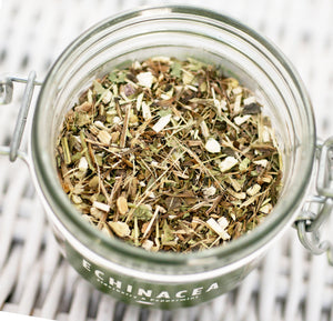 Echinacea, Elderberry & Peppermint Herbal Tea-Jar Herbal Tea Herb Heaven Devon 