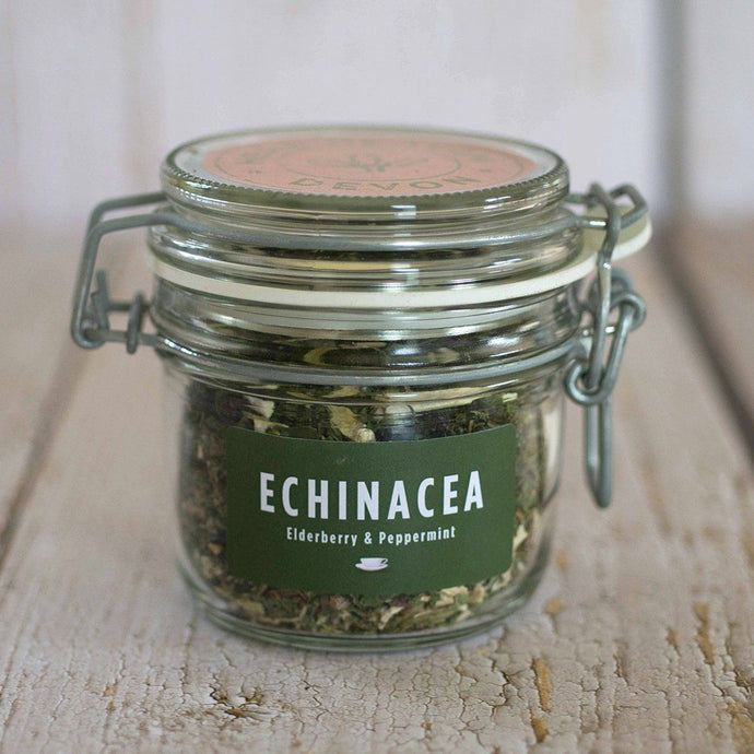 Echinacea, Elderberry & Peppermint Herbal Tea-Jar Herbal Tea Herb Heaven Devon Jar 