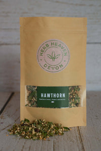 Hawthorn Herbal Tea-Jar Herbal Tea Herb Heaven Devon Pouch 