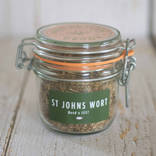 St John's Wort Herbal Tea Herbal Tea Herb Heaven Devon Jar 